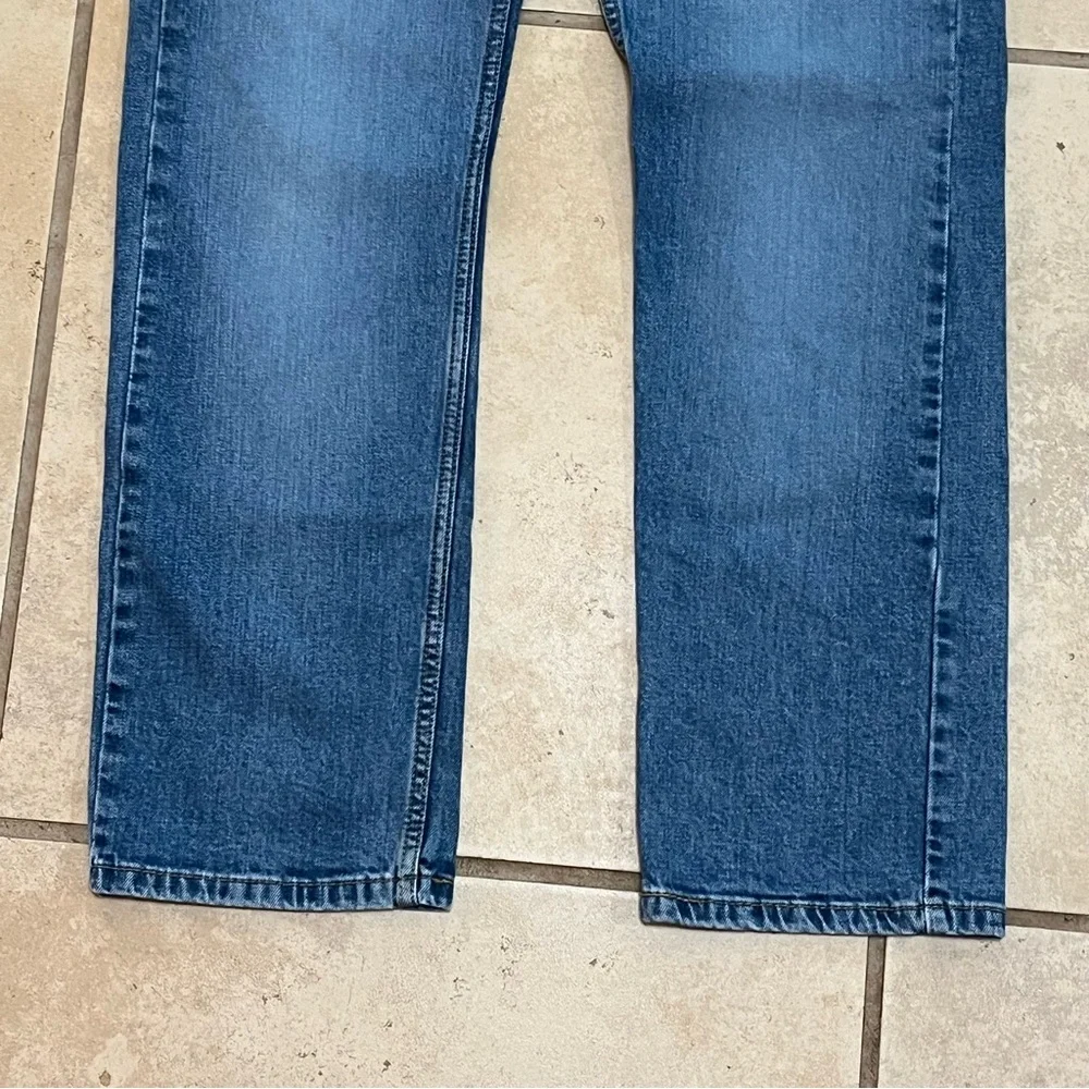 Levi's‎ 513 Slim Straight Jeans Blue Denim 32x30 Skater Clean Girl Western